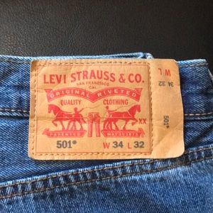 Vintage Levi’s 501.